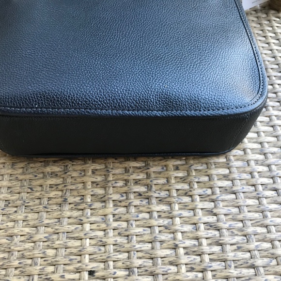 Coach Pebble Leather Chaise Crossbody Handbag- Black - Picture 4 of 6